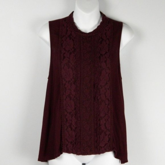 Xhilaration Wine Red Blouse - Picture 2 of 6